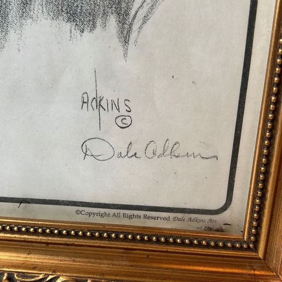 Elvis Presley Pencil Sketch by Dale Adkins Framed Wall Art Decor Print Sketch - Picture 3 of 9